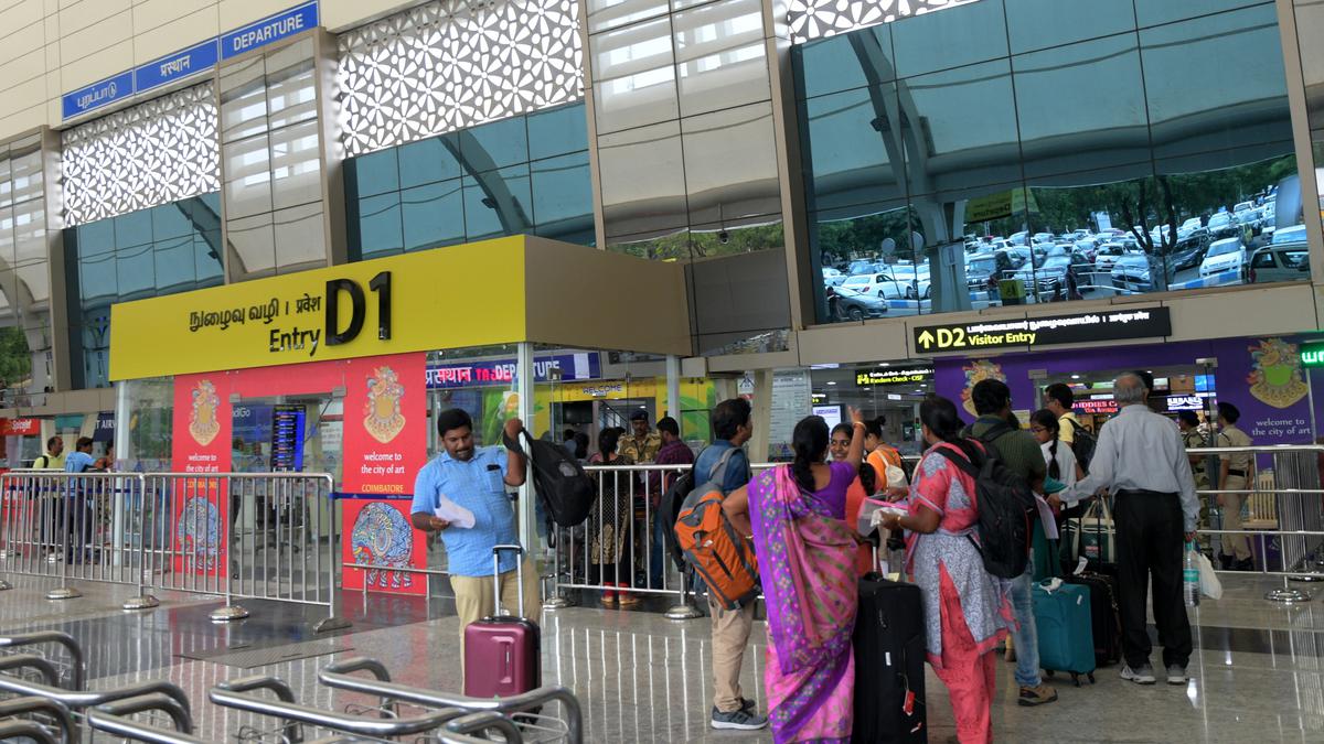 Coimbatore International Airport registers increase in flight, passenger movement