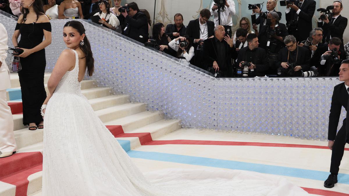 Met Gala 2023: Alia Bhatt channels iconic Chanel bride in ‘made in India’ creation