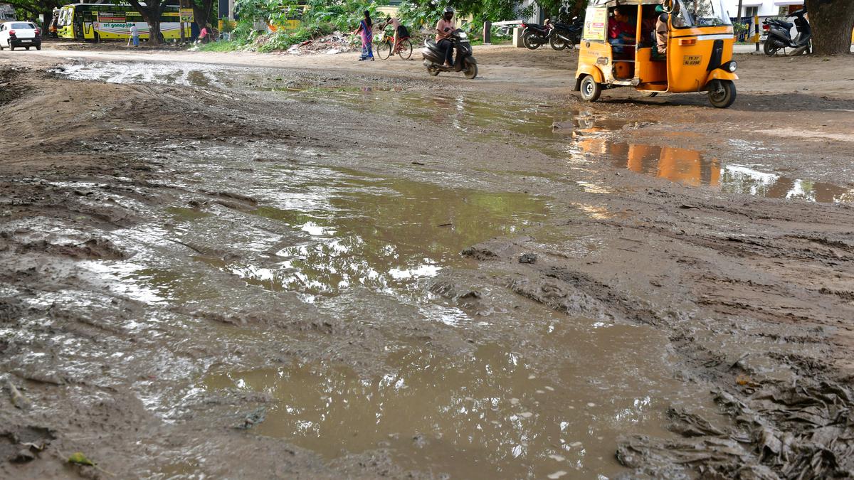 Cement concrete road to replace damaged FCI Road in Coimbatore