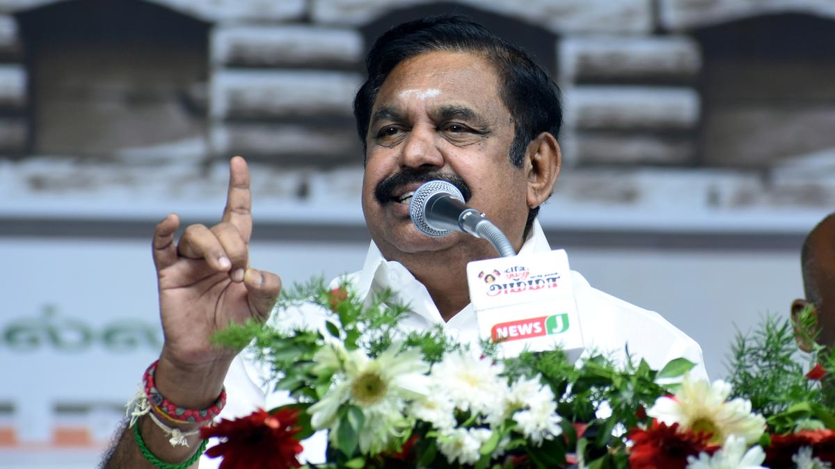 AIADMK alone can take credit for increasing storage level of Mullaperiyar reservoir, says Edappadi Palaniswami