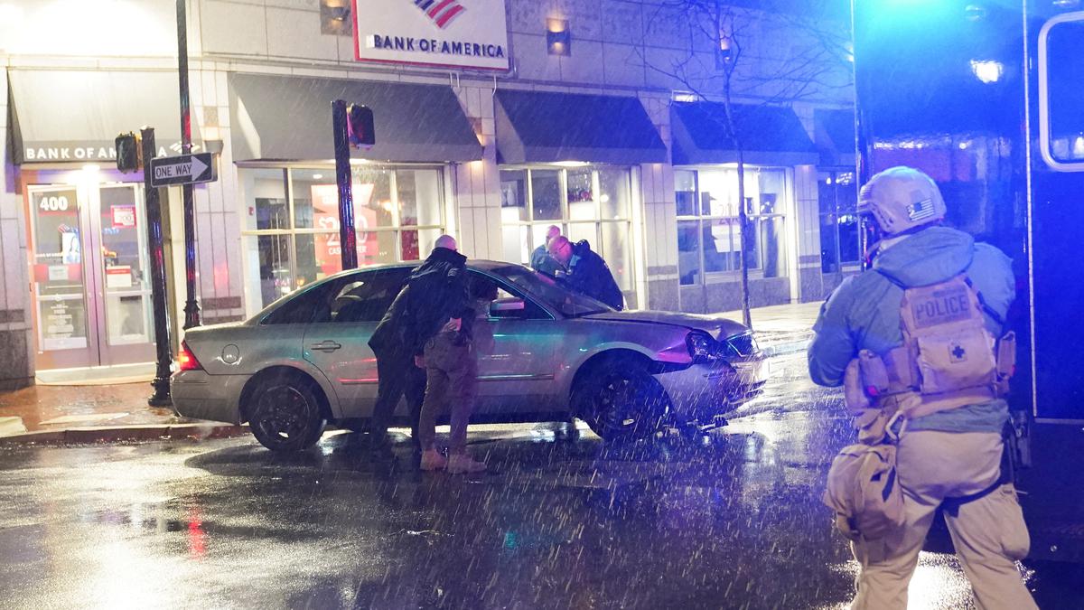 Car ploughs into parked vehicle in Biden's motorcade outside Delaware campaign headquarters