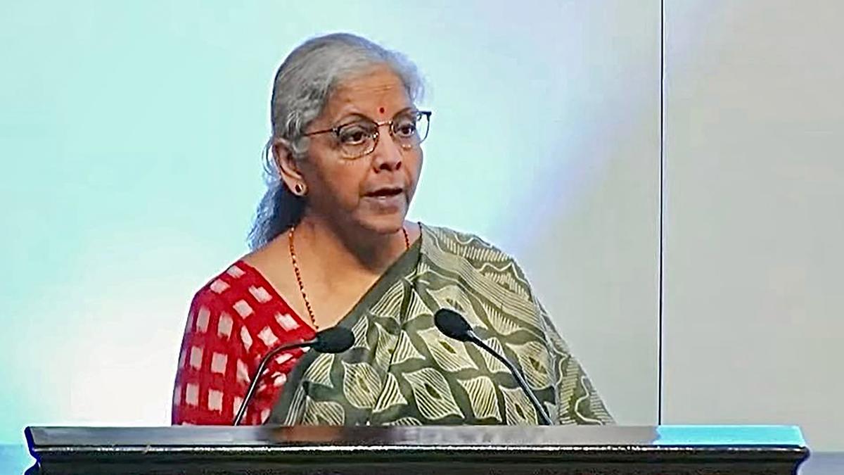 Israel-Gaza conflict challenge to U.S.-backed economic corridor: FM Sitharaman