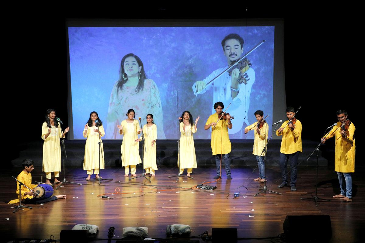 Bindu and Ambi Subramaniam with students of SaPa will perform at the concert