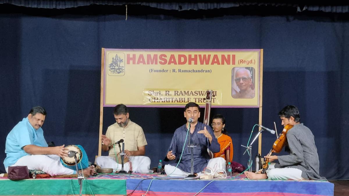 D.B. Ashvin’s concert was replete with rakti ragas