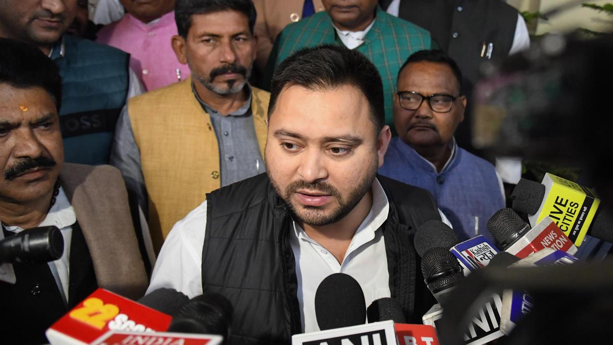 Tejashwi Yadav responds tentatively to his party colleague’s controversial comment