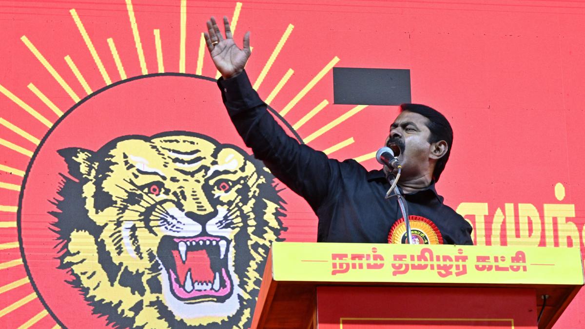 NTK chief Seeman loses cool at press meet, abuses journalist