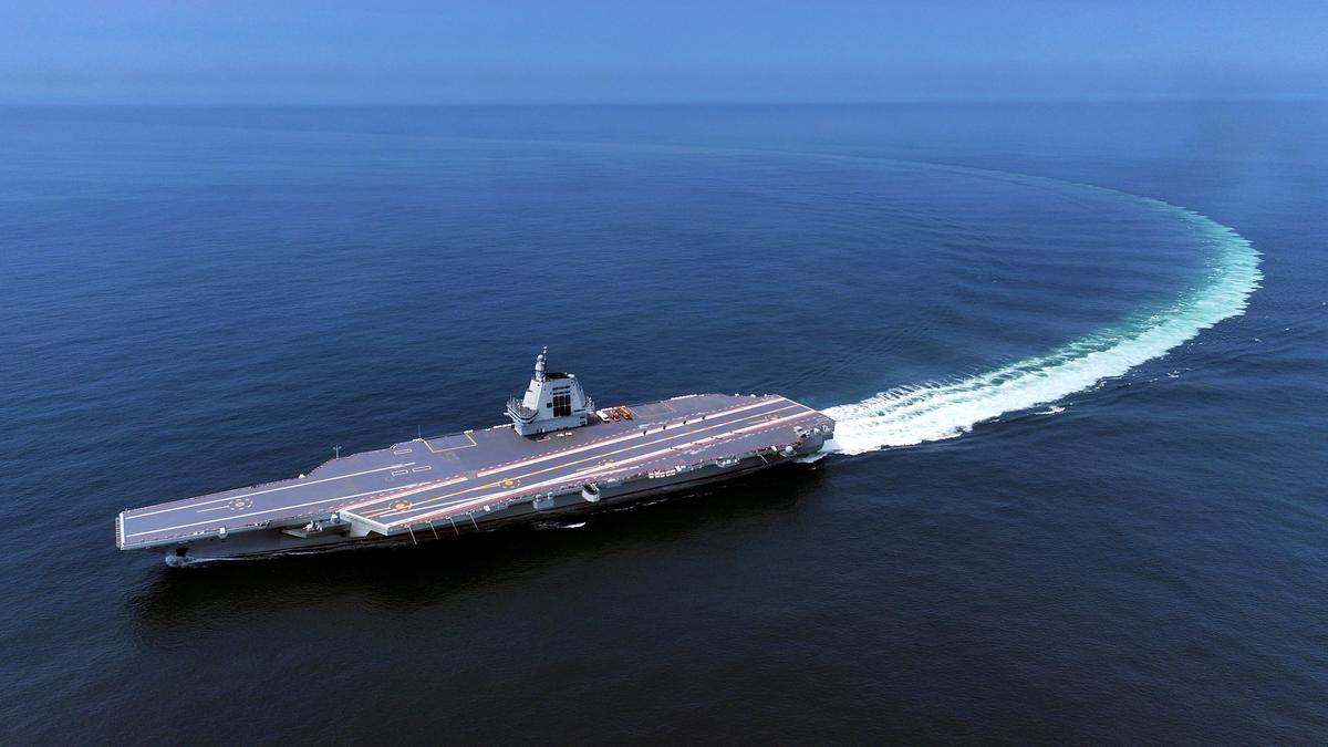 China's third aircraft carrier Fujian enters service
