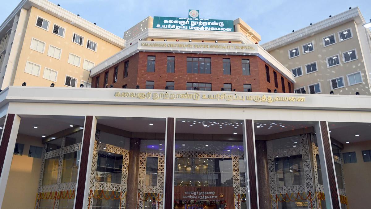 Kalaignar centenary hospital to get 200 rooms as pay wards, says Health Minister