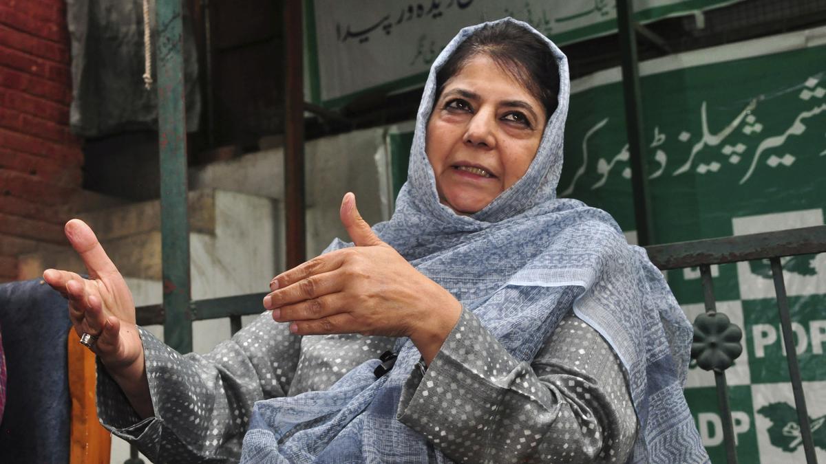 J & K: Mehbooba Mufti dissolves entire PDP structure; new leadership to be appointed after discussions with seniors