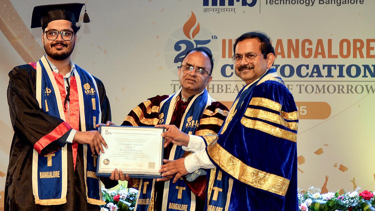 IIIT-B student gets record ₹1.45 crore package as institute celebrates silver jubilee convocation