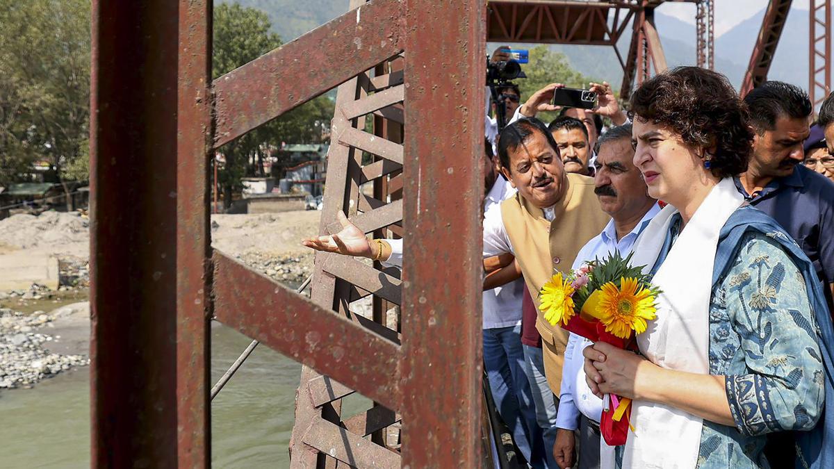 Priyanka Gandhi to visit flood-hit areas in Mandi, Kullu in Himachal Pradesh