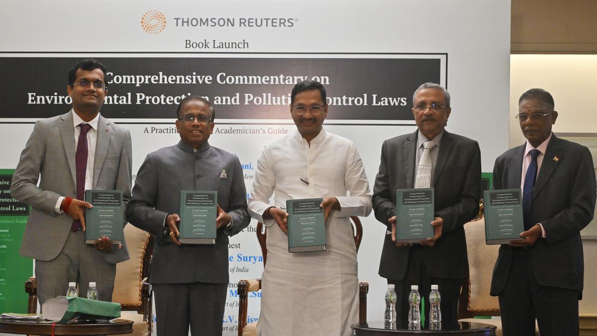 Comprehensive book on environmental law launched