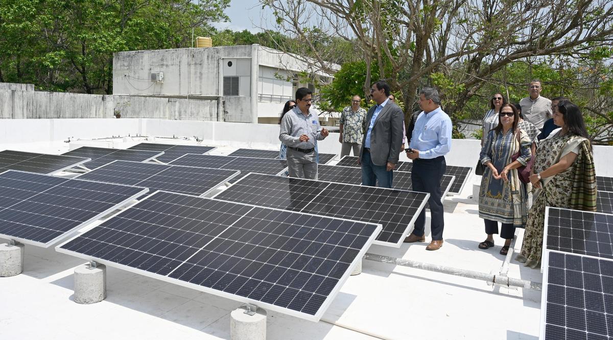thehindu.com - The Hindu Bureau - Dept. of Environmental Science at KU installs rooftop solar system, automatic sound level monitoring station