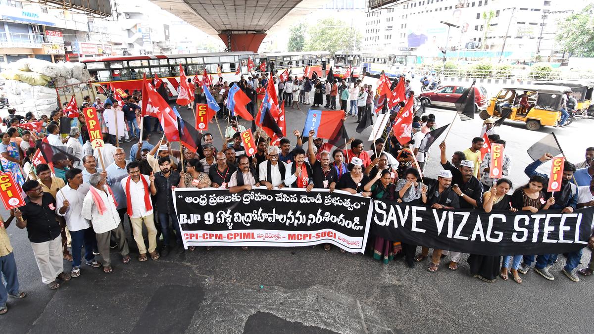 Teach a lesson to BJP for failing to honour the assurances given in Andhra Pradesh Reorganisation Act, Left parties urge people