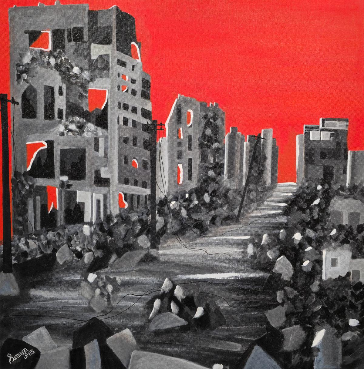 A work by Sumayya Azeez A work by Sumayya Azeez