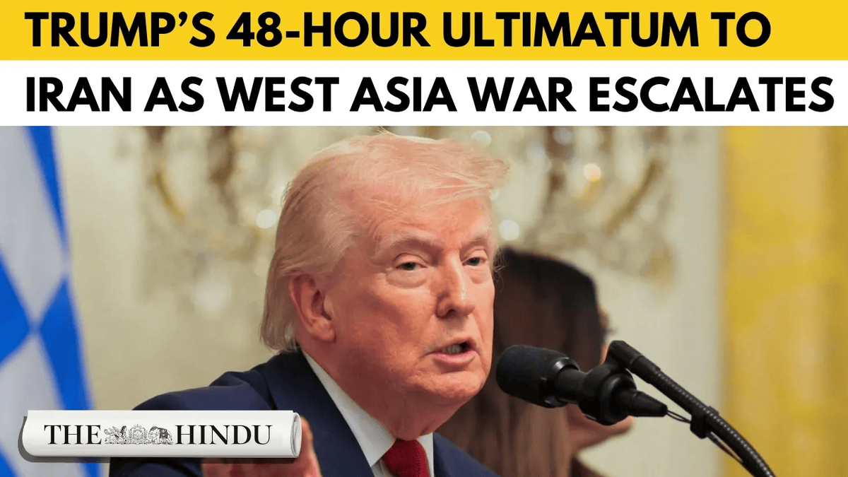 Watch: “48 Hours or All Hell”: Trump warns Iran amid intensifying conflict Watch: “48 Hours or All Hell”: Trump warns Iran amid intensifying conflict