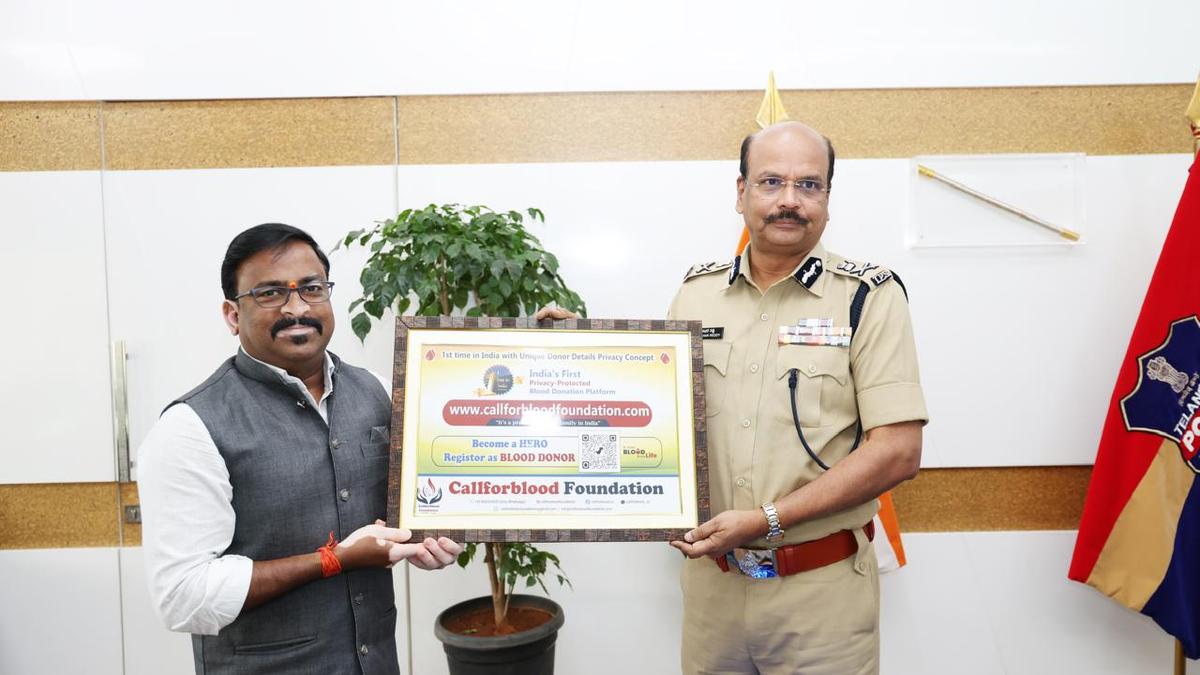Telangana DGP launches digital platform to connect blood donors, patients