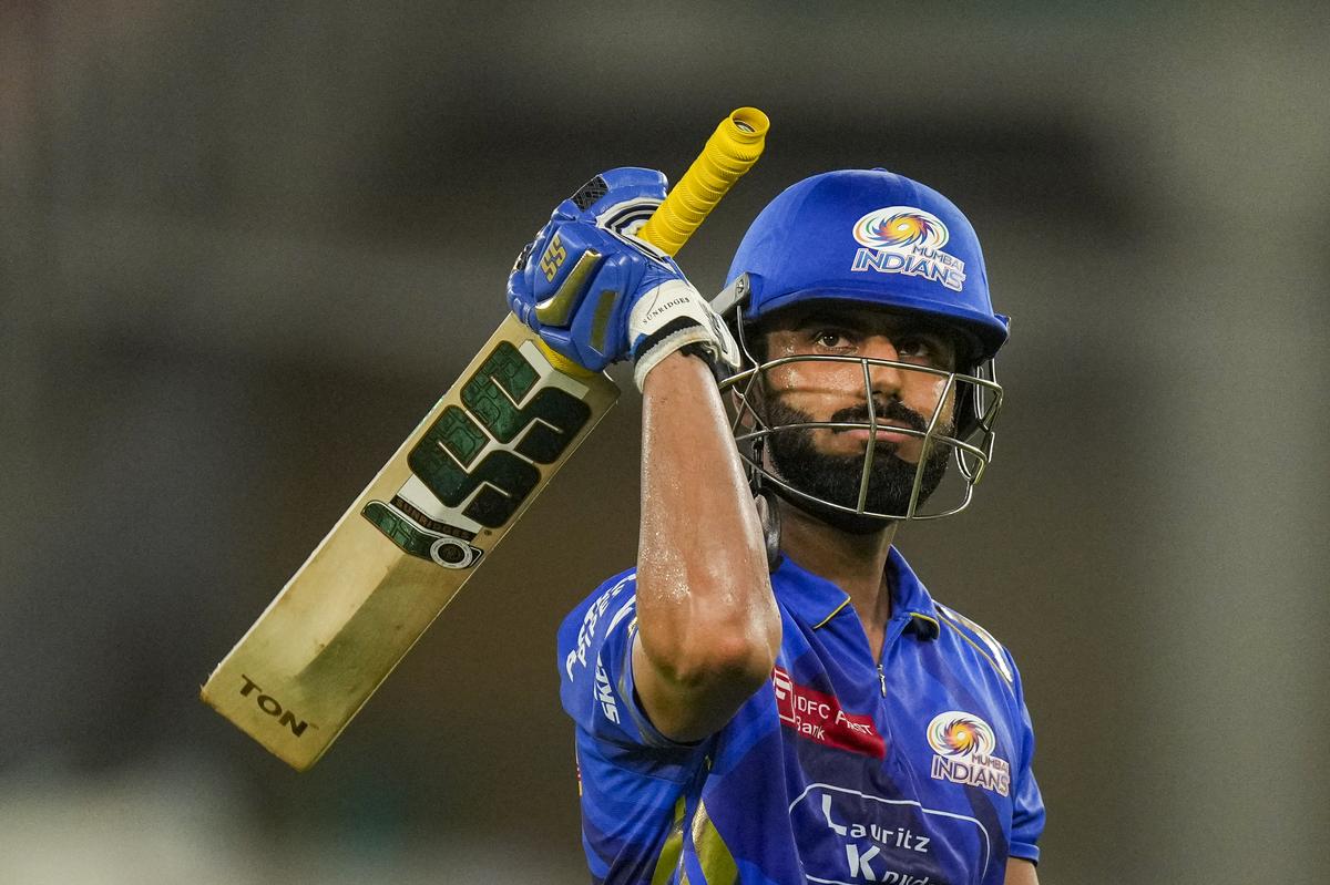 Mumbai Indians’ Naman Dhir Mumbai Indians’ Naman Dhir