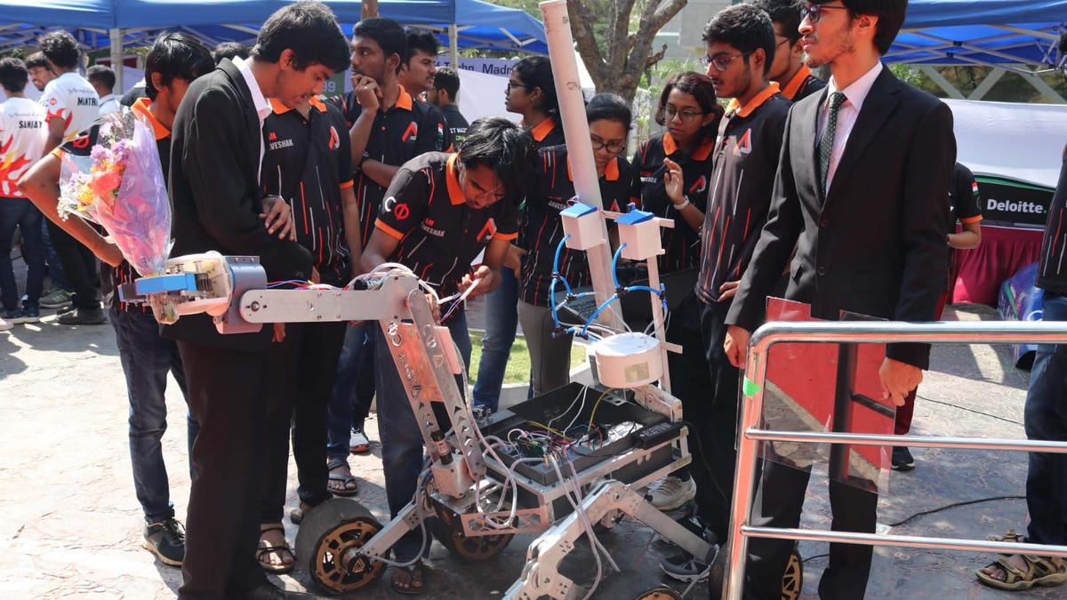 Beach-cleaning robot, solar-powered electric vehicle among 70 student-led tech projects showcased at IIT Madras