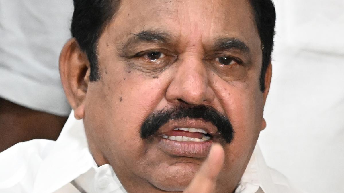 Anna University sexual assault case: Palaniswami accuses T.N. CM Stalin of trying to take credit for verdict