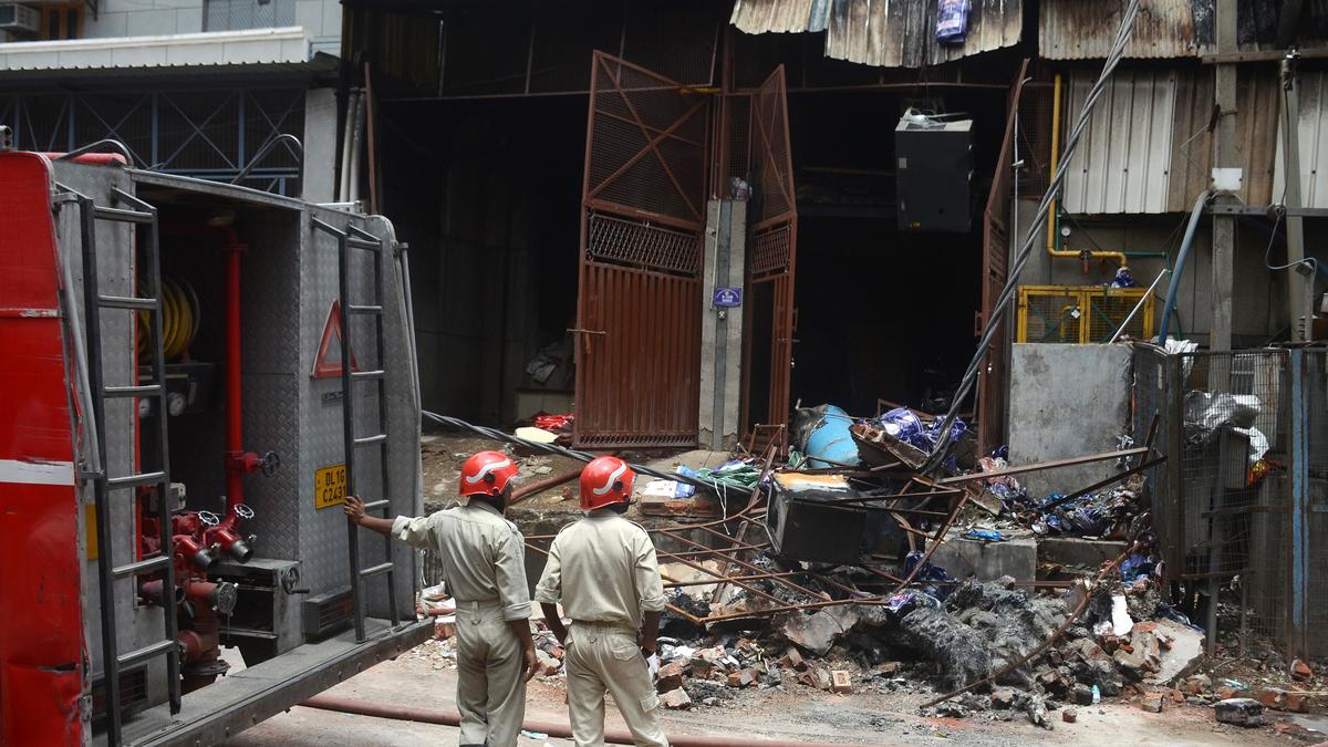 Narela factory fire in Delhi kills three, injures six