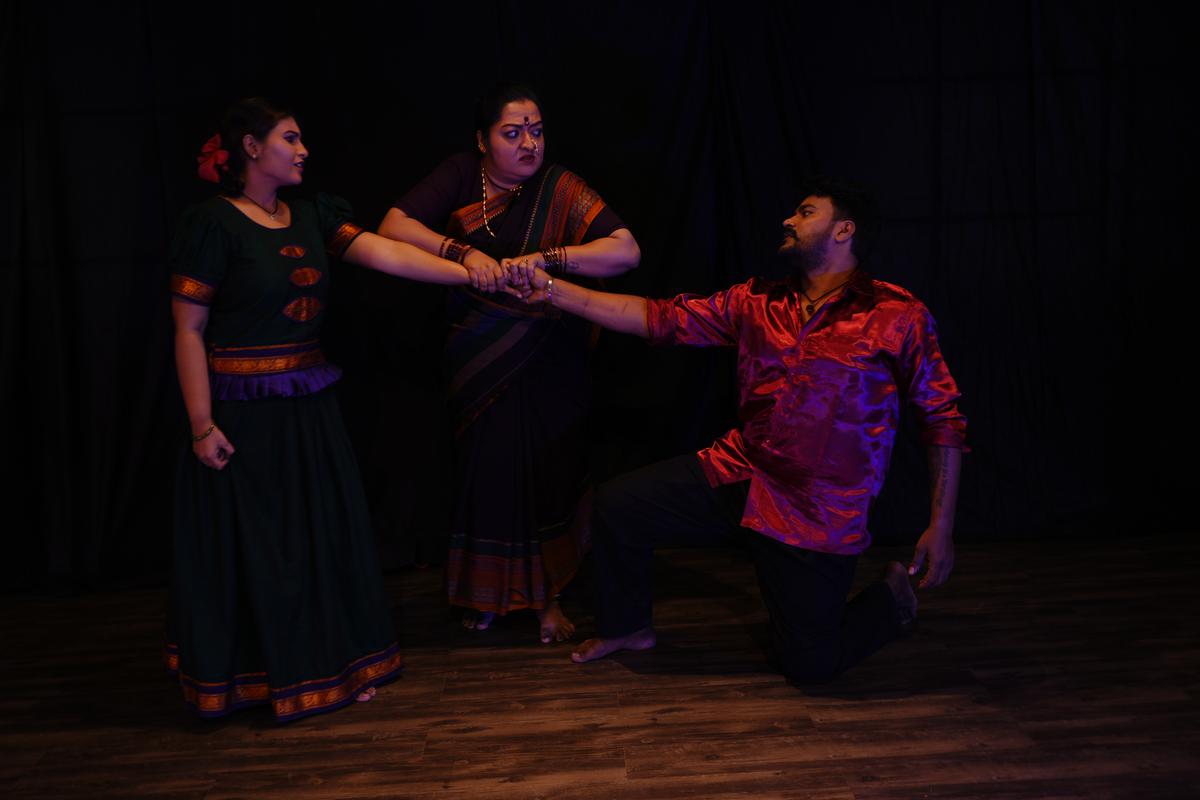 A scene from the play