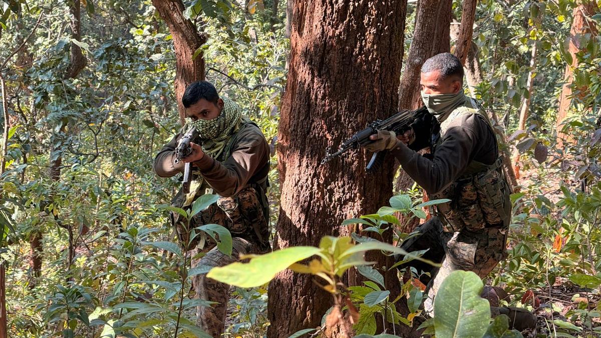 In Jharkhand's Saranda forest, top Maoist commander among 15 members killed  in encounter - The Hindu