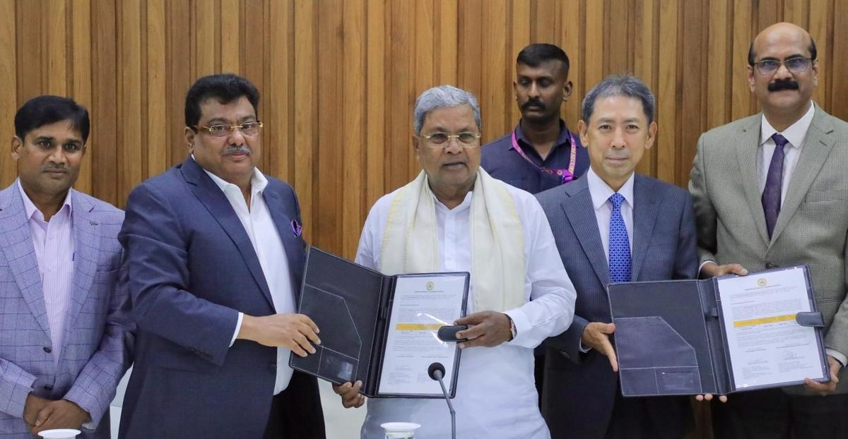 thehindu.com - The Hindu Bureau - MoU signed for Toyota BizIntel Hub in KWIN City with ₹1,200 crore investment