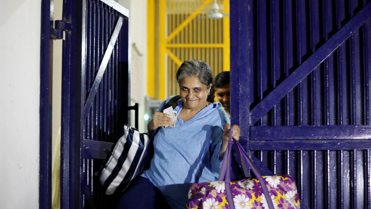 Teesta Setalvad walks out of jail