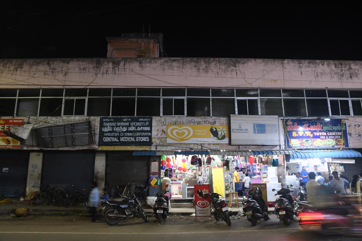 Commercial complexes owned by Chennai Corporation in a state of disrepair