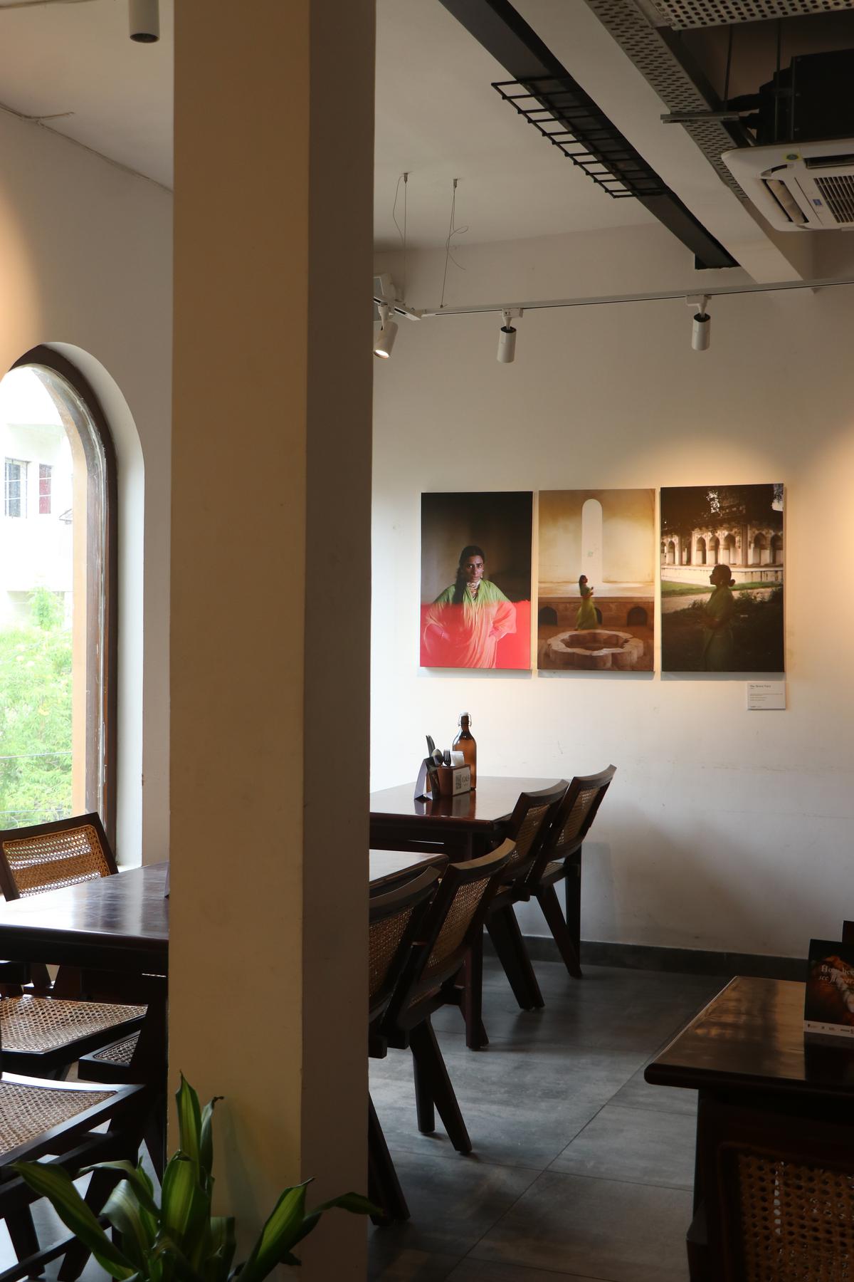 Photography display at Katha Specialty Coffee and Artisanal Bakehouse