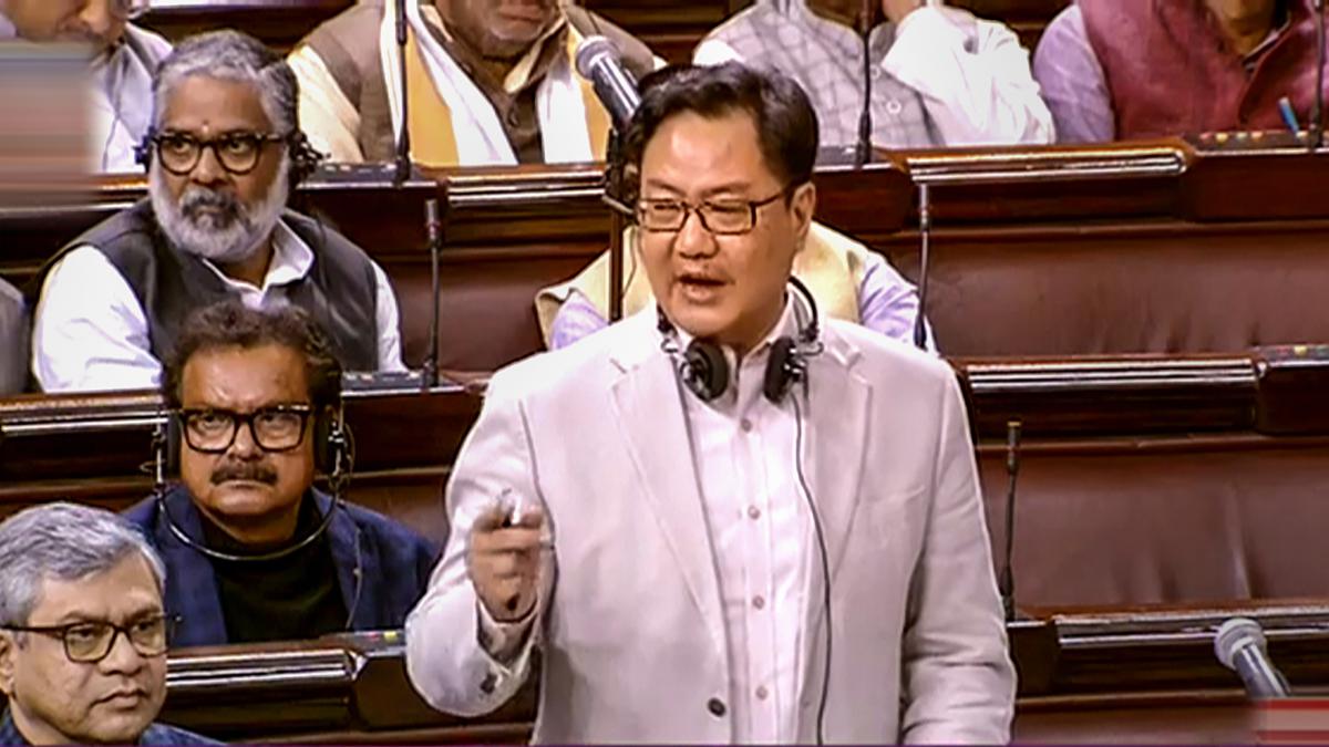 Centre returned 10 proposals reiterated by SC Collegium: Law Minister Kiren Rijiju in RS