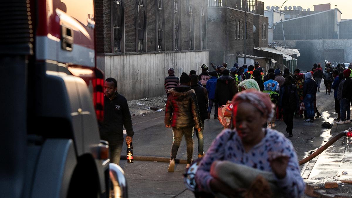 At least 38 dead in fire at a building in Johannesburg
