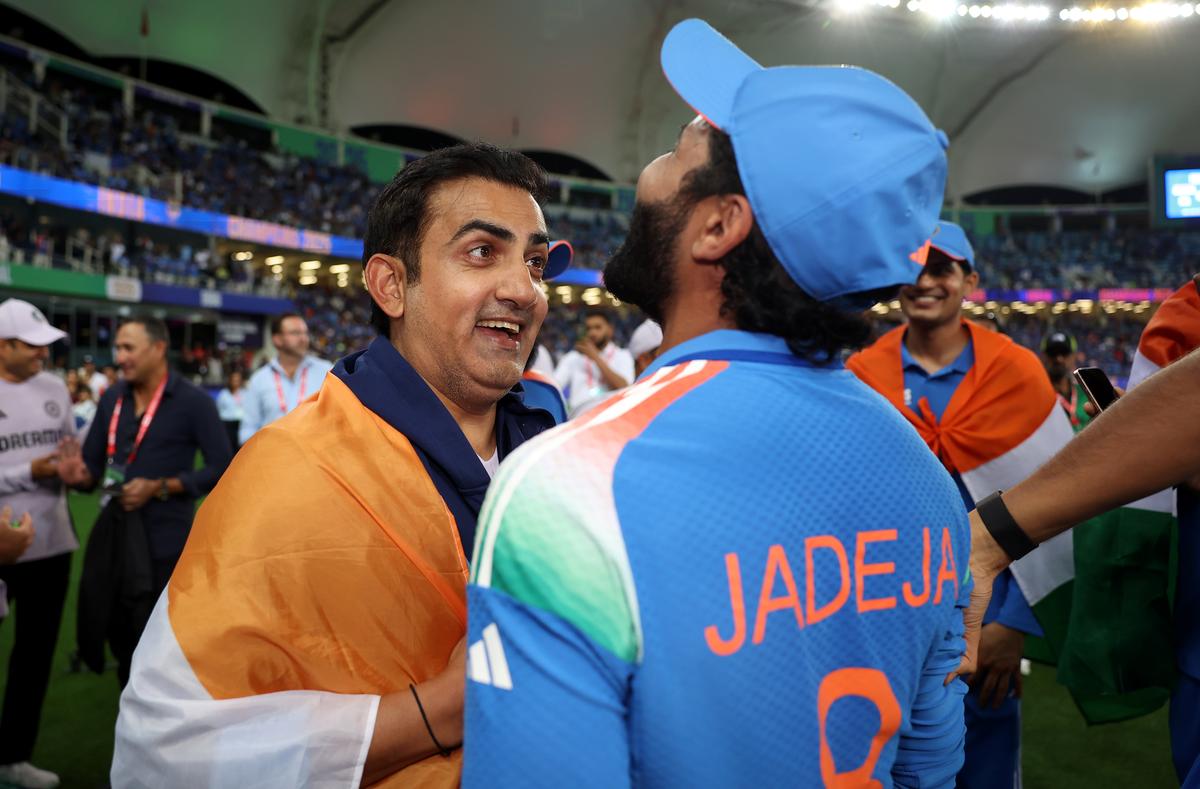 We did it: The ICC Champions Trophy triumph earlier this year was a moment Gambhir clearly enjoyed. We did it: The ICC Champions Trophy triumph earlier this year was a moment Gambhir clearly enjoyed.