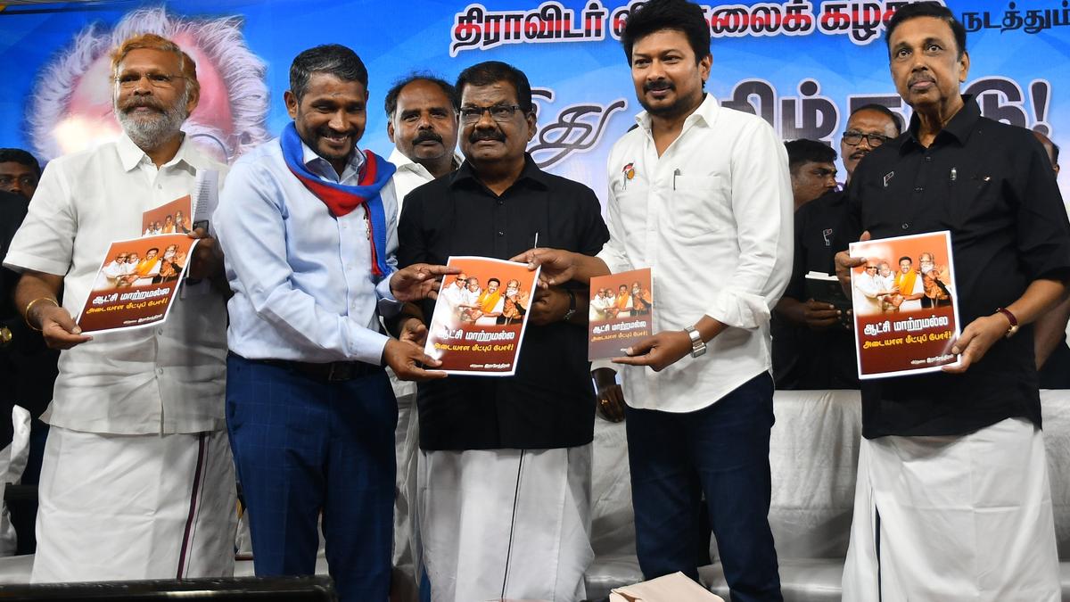 Periyar’s name and speech still determining T.N. politics, says Minister Udhayanidhi Stalin