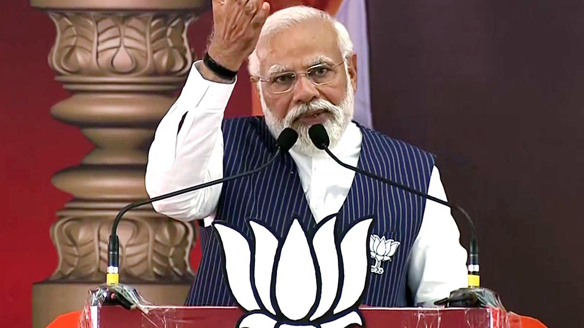 Modi accuses Congress of trying to disintegrate Karnataka from rest of India