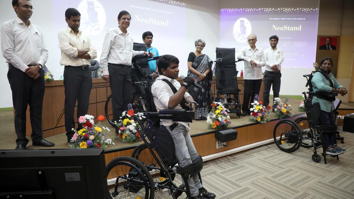 IIT-Madras develops electric standing wheelchair