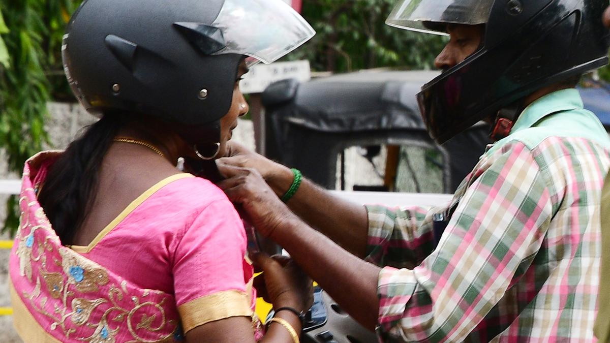 Over 180 booked as Coimbatore City Police enforce helmet for pillion riders