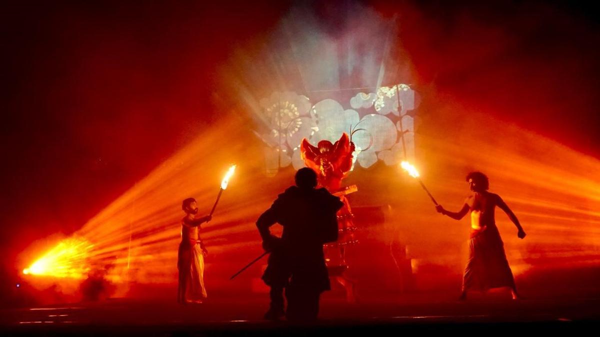 A still from Nanmayil John Quixote A still from Nanmayil John Quixote