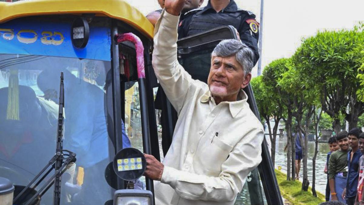 Succour to A.P. flood victims: rise to the occasion or face action, Chief Minister Naidu warns officials and Ministers