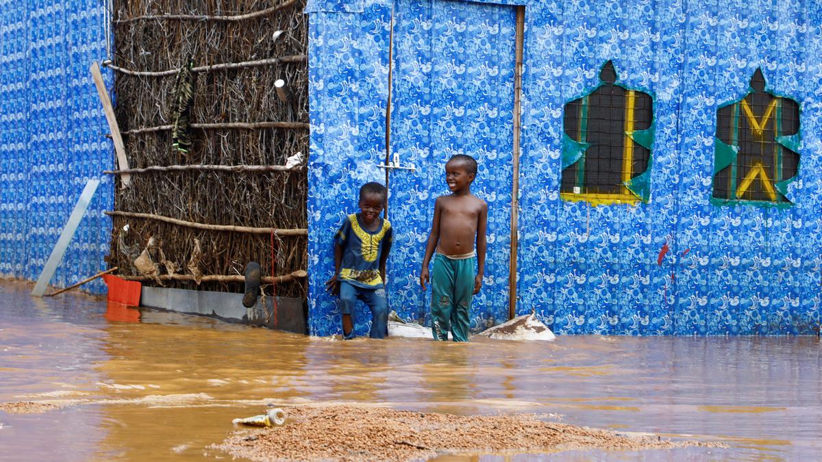 Once-in-a-century flooding swamps Somalia after historic drought