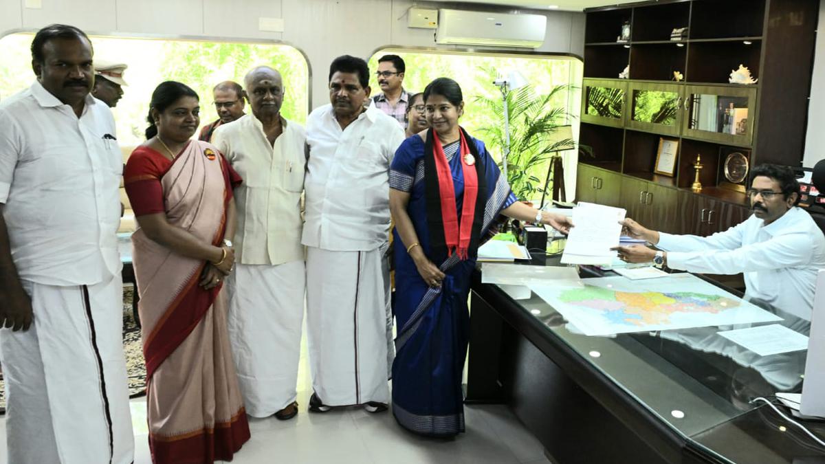 Thoothukudi Lok Sabha Polls: DMK deputy general secretary Kanimozhi files nomination