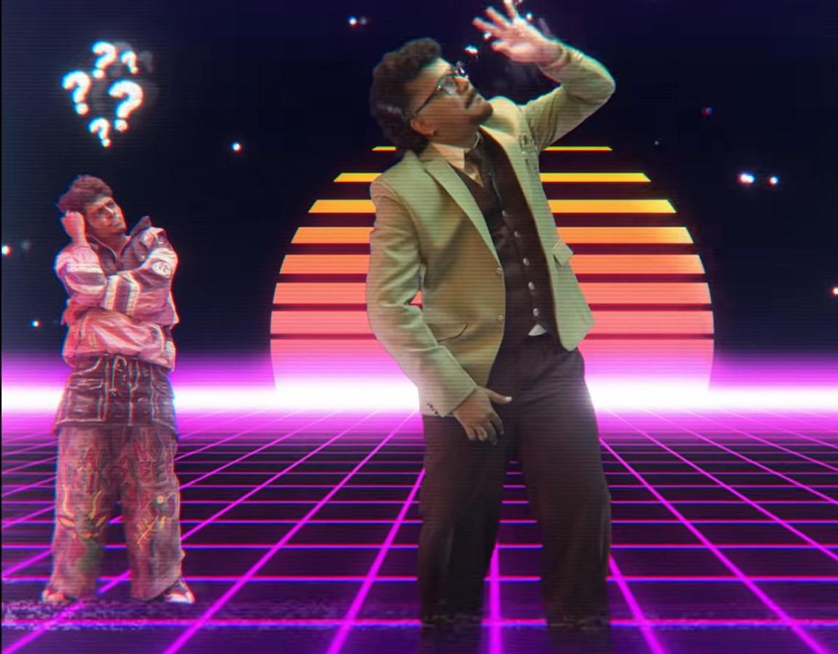 Un'immagine dal video musicale 