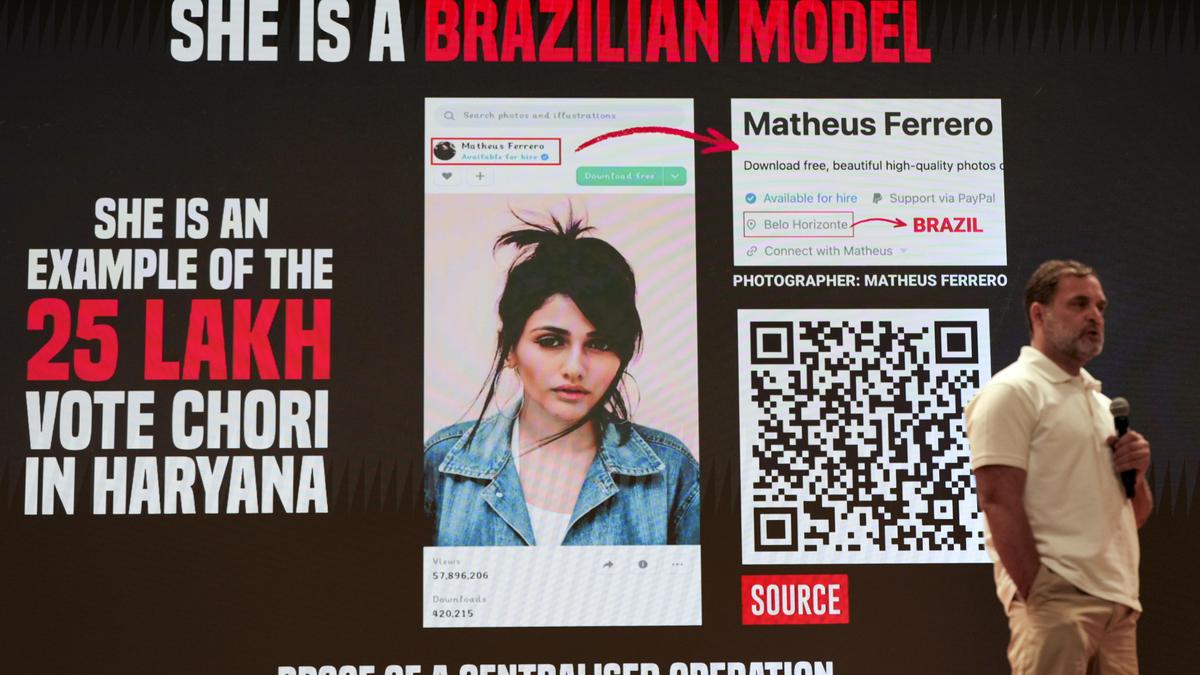 Rahul Gandhi's presser puts spotlight on Brazilian woman; Internet abuzz with her reaction