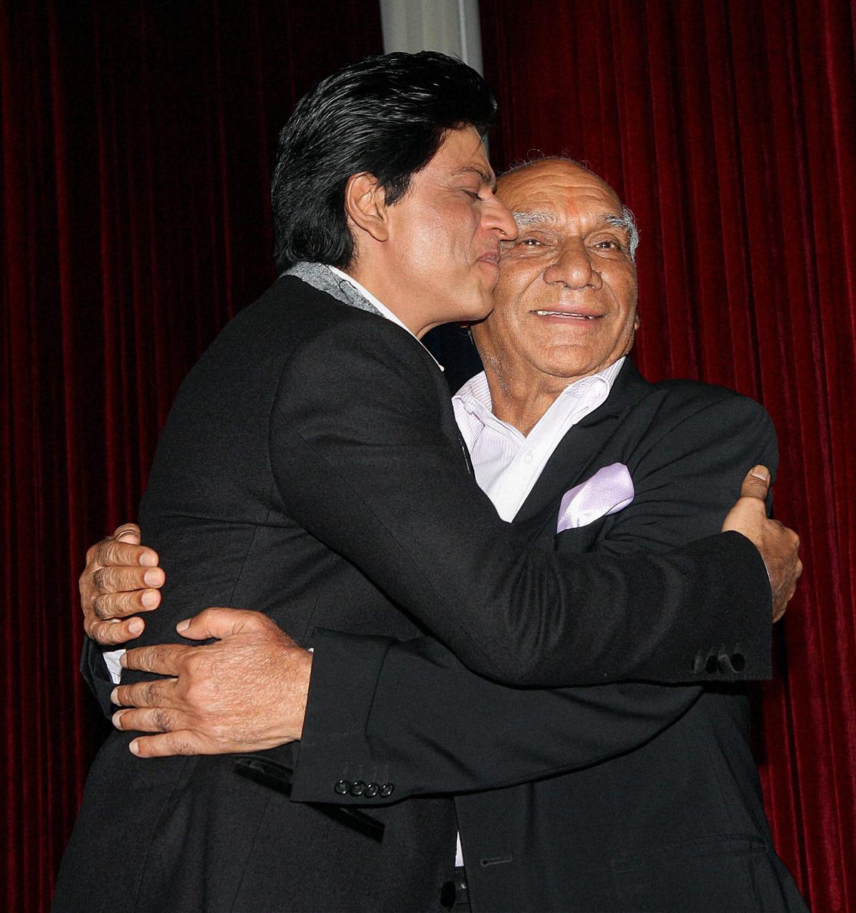 Shah Rukh Khan and director Yash Chopra 