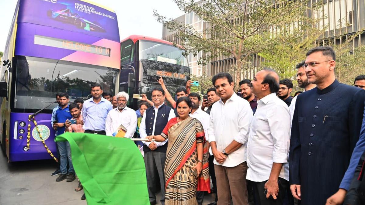 Double decker buses relaunched in Hyderabad The Hindu
