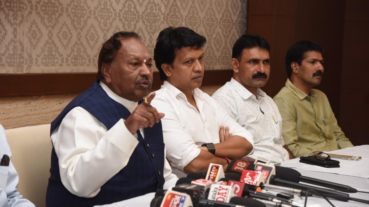 K.S. Eshwarappa open to possibility that BJP may not field him from Shivamogga