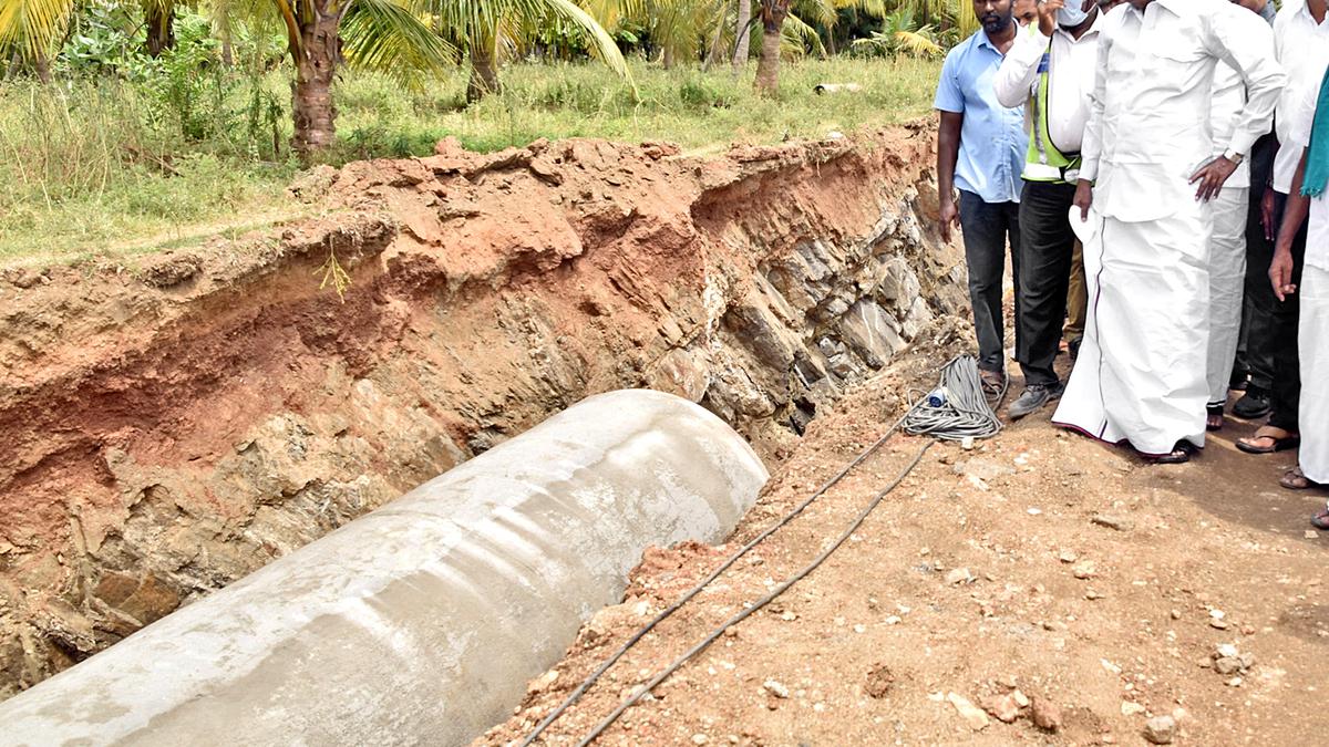 Major portion of work for drinking water supply scheme in Erode completed, says T.N. Minister