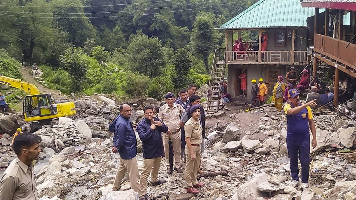 Himachal Pradesh: Rescue teams operating at cloudburst-affected Samej village face difficulties as heavy rain continues