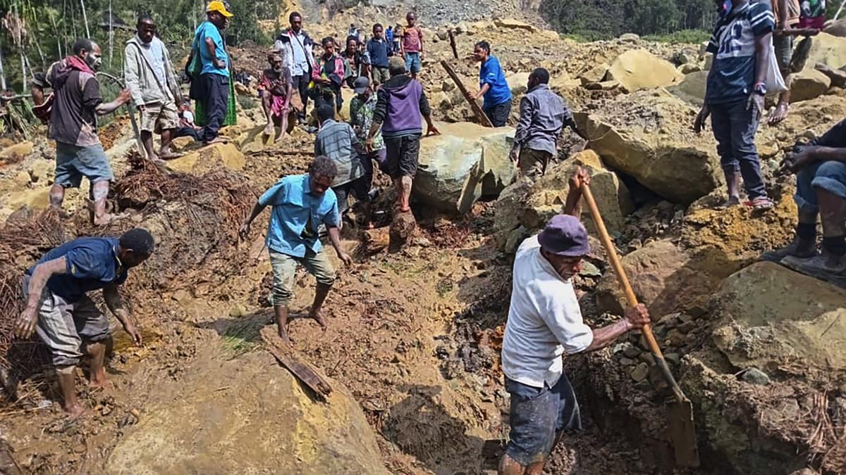 Over 2,000 people buried in Papua New Guinea landslide